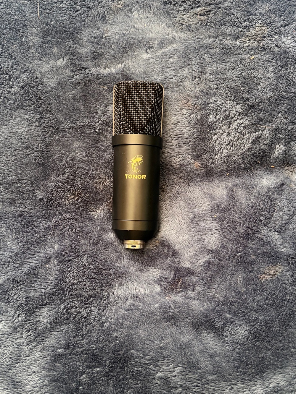 NOR Black Condenser Microphone with Gold Logo